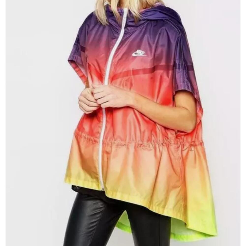 Nike RU Sunset Poncho Sleeveless Windbreaker Women size‎ XS